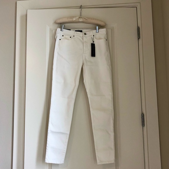 NWT Banana Republic Sculpt Skinny White Jeans - Picture 2 of 5